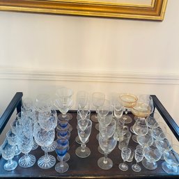 Large Assorted Stemware Lot (Dining Room)