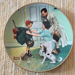 Norman Rockwell Coming Of Age 'Home From Camp' Collectible Plate