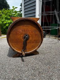 JR Varick Co Butter Churn Barrel (Garage)