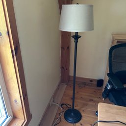 Floor Lamp With Black Base (Upstairs Office)