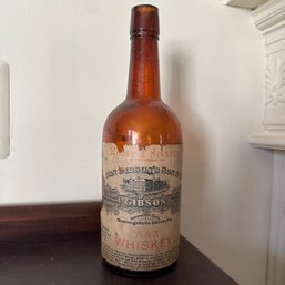 John Gibson's Son & Co AAA Whiskey Vintage Whiskey Bottle With Label (LR)
