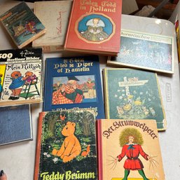 Book Lot: German Children's Books, Tales Told In Holland, Pied Piper Of Hamelin, & More (IS)