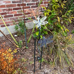 Metal Dragonfly Rocking Garden Decoration (Outside)