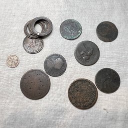 Assortment Of Old Coins (Tote)