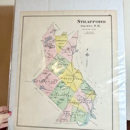 Vintage STAFFORD COUNTY NEW HAMPSHIRE Map