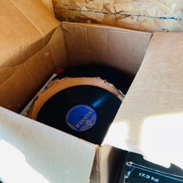Record Box Lot: Bing Crosby, Victor Albums, Etc. (Barn)