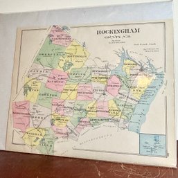 Vintage ROCKINGHAM COUNTY NEW HAMPSHIRE Map