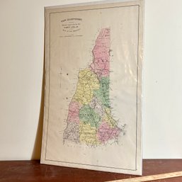 Vintage NEW HAMPSHIRE Map