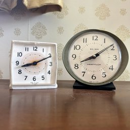 Pair Of Vintage Clocks (MB)