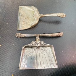 Ornate Metal Brush And Dust Pans (Pod Shelf)