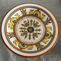 Beautiful Hand Painted Ceramic Serving Bowl (Dining Room)