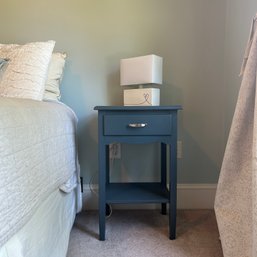 Painted Blue Side Table (60325) (b2)