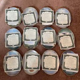 Set Of 12 Visions Of Our Lady Collectible Plates By The Bradford Exchange