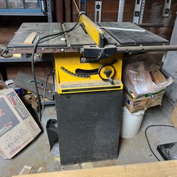 Rockwell Table Saw On Stand, In Working Condition (basement)