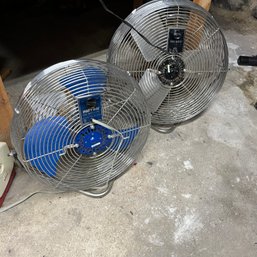 Set Of Two Patton High Velocity Fans (basement)