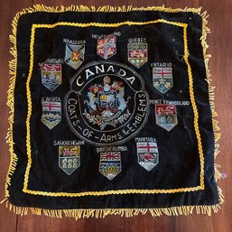 Canada Coat Of Arms And Emblems Tapestry  (DR)
