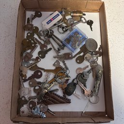 Collectors And Crafters Fun! Lot Of Keys  (kT)