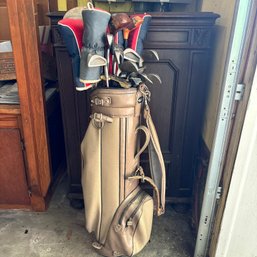Miller Golf Bag With Clubs And Contentes In Bag Included- Worn (Garage)