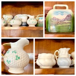 Mixed Collection Of BELLEEK Ireland China & More (DR)
