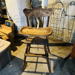 Vintage Wooden High Chair (Basement 1 - Sticker No. 19718)