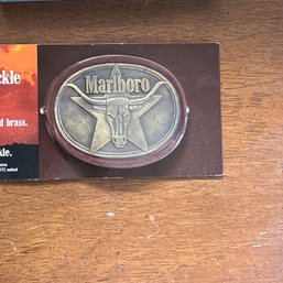 Desirable Marlboro Belt Buckle, Appears New In Package  (MB)