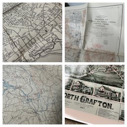 Large Lot Of Vintage Maps - Topographic, Travel Maps, & More (HW)