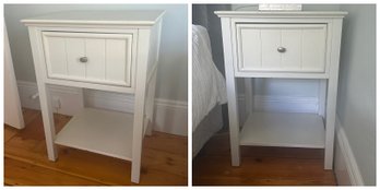 Pair Of Nightstands With Drawer - See Description (UP2)