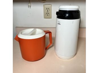 Vintage Pitcher And Coffee Carafe (kitchen)