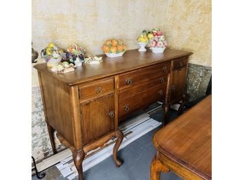 Long Antique Sideboard Cabinet (Dining Room)