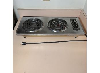 Vintage Hamilton Beach Scovil Two Burner Portable Stove Top (kitchen)