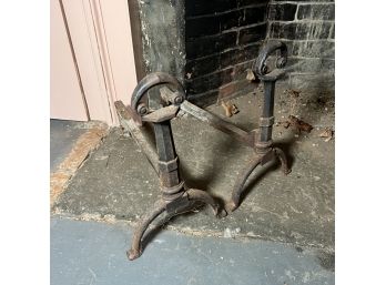 Antique Fireplace Andirons (BR 1)