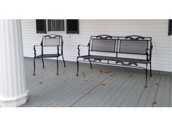 Black Iron/metal Porch Set (front Porch)