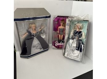 Trio Of Barbies Including Millenium Princess Barbie (MB) MB2