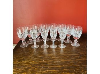 Set Of Waterford Crystal Glasses - 12 Pieces (den)