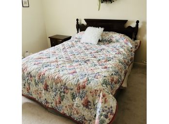 Double Bed With Headboard, Frame And Bob's Pinnacle Mattress (Bedroom 1)