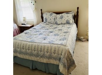 Double Bed With Headboard, Foam Mattress And Bedding (Bedroom 2)