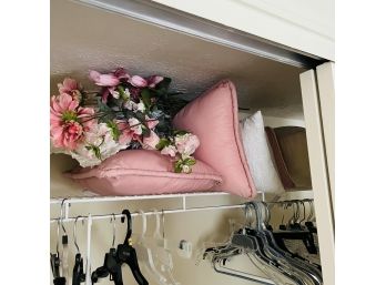 Closet Lot: Throw Pillows And Faux Florals (Bedroom 2)