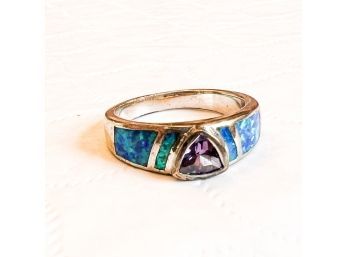 Ring With Purple Stone