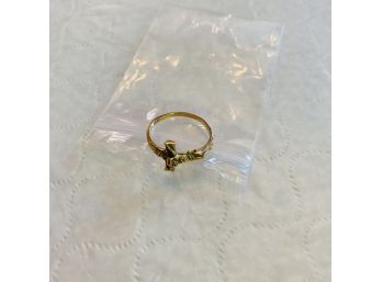 10K Gold Crucifix Ring (Kitchen)