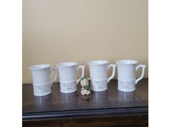 Irish Blessings Mugs Plus Enesco Pig (Dining Room)