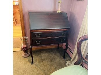 Antique Secretary Writing Desk (Living Room)