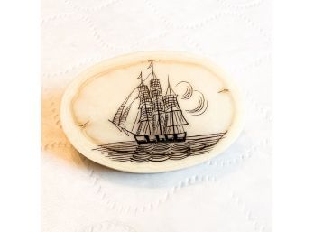 Scrimshaw Pin