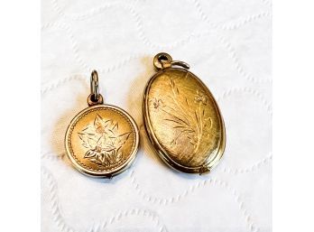 Pair Of Locket Pendants