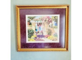 Signed And Numbered Framed Garden Print (Master Bedroom)