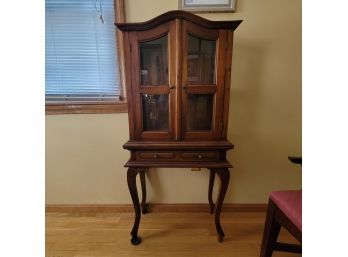 Wooden Keepsake Cabinet (Dining Room)