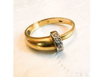 Ring With Small Diamonds