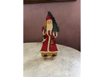 Wood Cutout Santa Figure (Living Room)