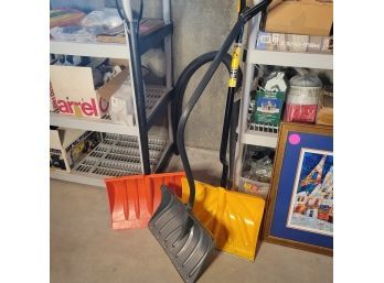 Set Of 3 Snow Shovels (Basement)