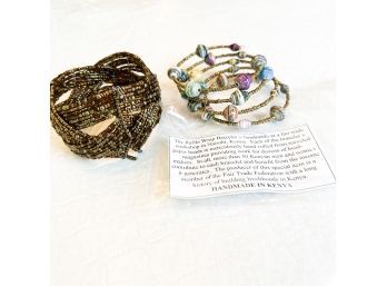 Rafiki Wrap Bracelet And Beaded Wrap Braclet