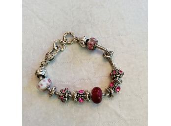 Beautiful Pink Themed Charm Bracelet (Kitchen)